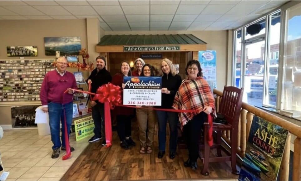 Appalachian Delivery & Courier ribbon cutting ceremony